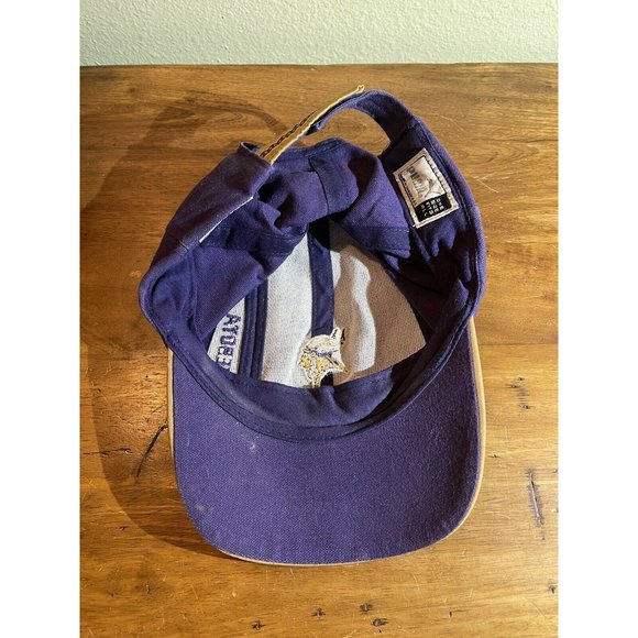 Vintage Minnesota Vikings Adjustable Hat Puma NFL Football Pro Line Strapback - Picture 3 of 4